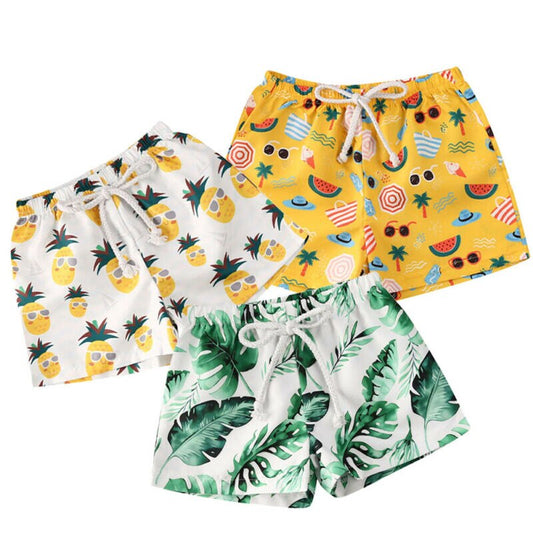 Tropical Print Shorts