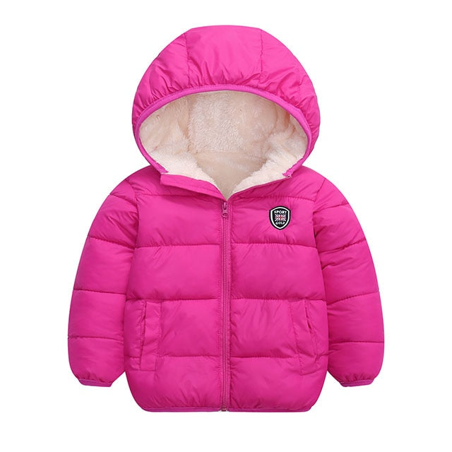 Warm Padded Children's Jacket Colors