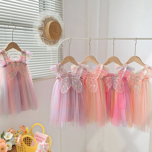 Butterfly Wing Tulle Dress Colors