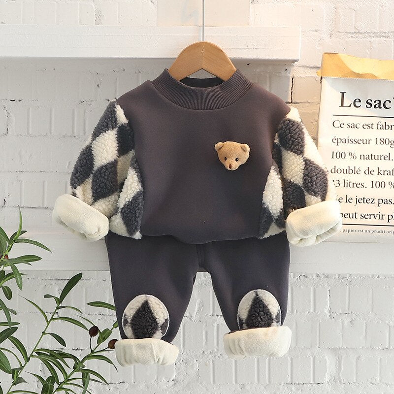 Bear Children's Sweatshirt Set