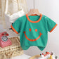 Summer Short Sleeve T-Shirt Cotton Tees Smile