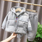 Suit Sweatshirts +Pants Cotton 3Pcs/Sets  Autumn Sports Sets