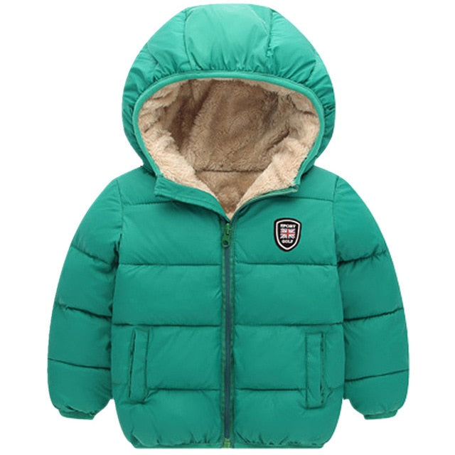 Warm Padded Children's Jacket Colors