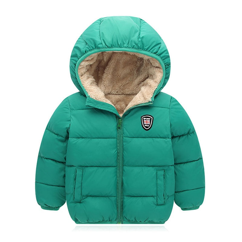 Warm Padded Children's Jacket Colors