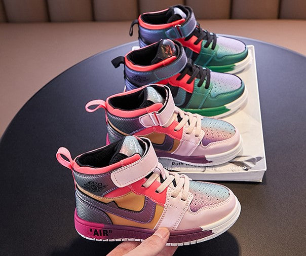 NK Boot Metallic Children's Sneakers