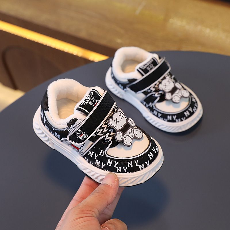 Children's NY Bear and Velcro Sneakers