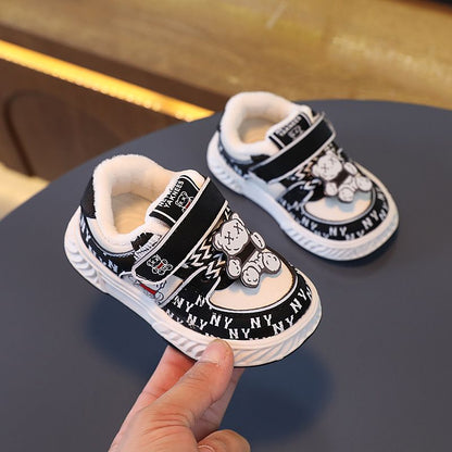 Children's NY Bear and Velcro Sneakers