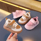 Fur and Velcro Children's Sneakers