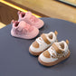 Fur and Velcro Children's Sneakers