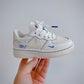 NK Children's Sneakers White Blue