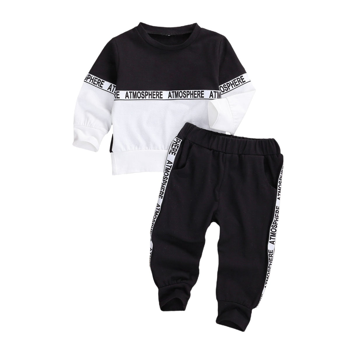 Girls Boys Long-sleeved Trousers Suit Pants