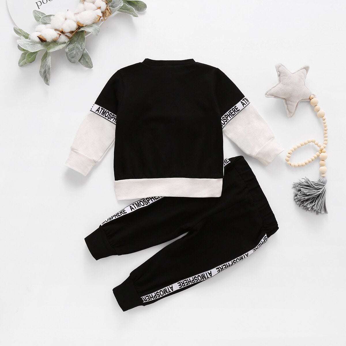 Girls Boys Long-sleeved Trousers Suit Pants