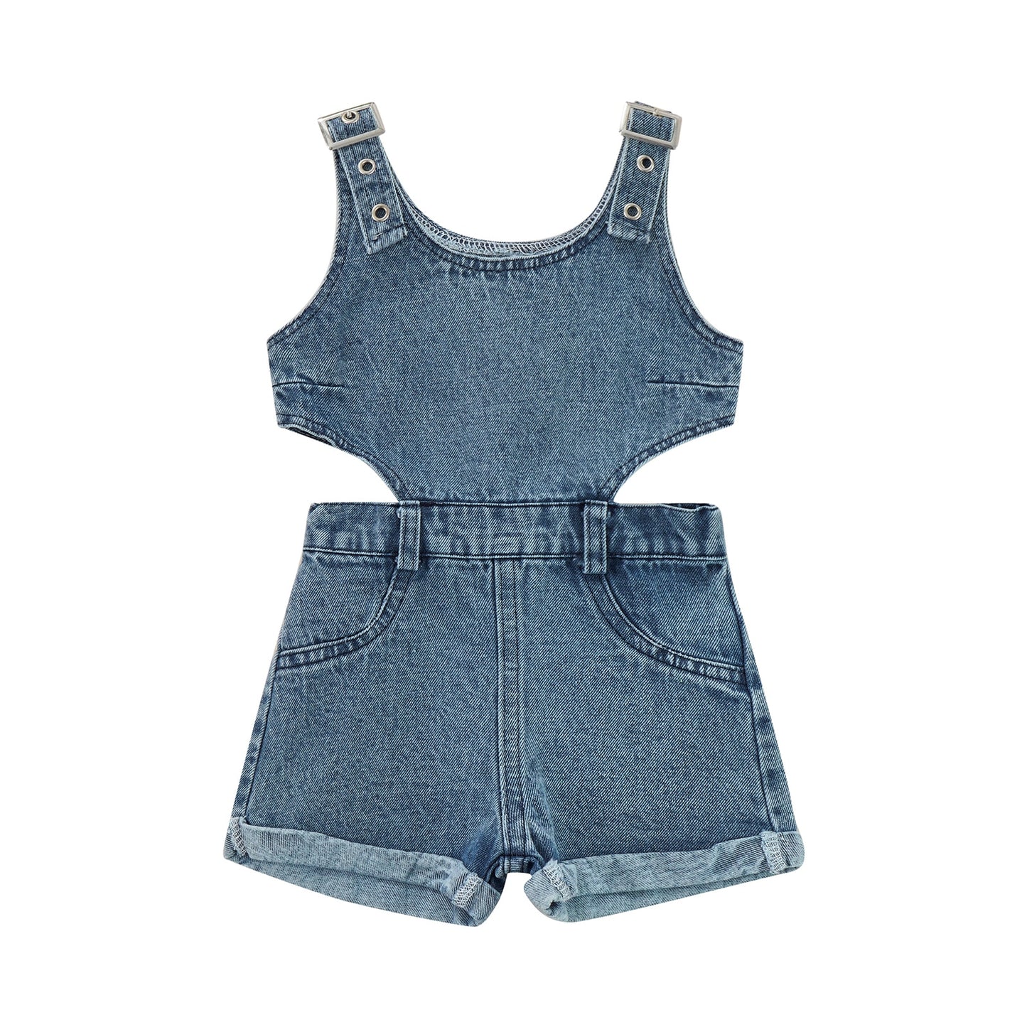 Denim Romper