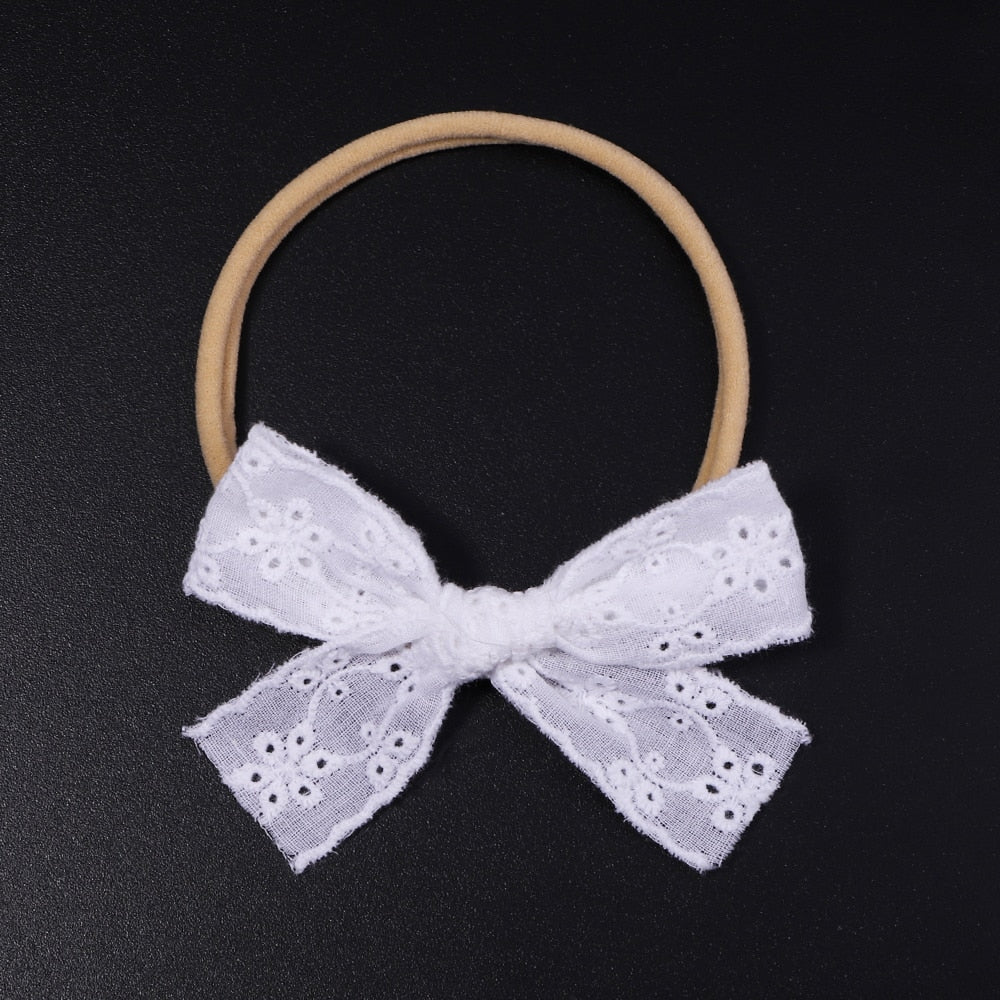 1 Pcs Lace Kids Bows Headbands