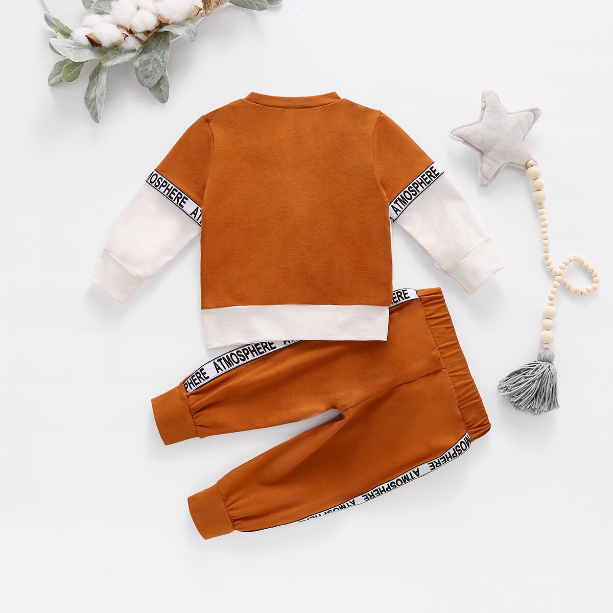 Girls Boys Long-sleeved Trousers Suit Pants