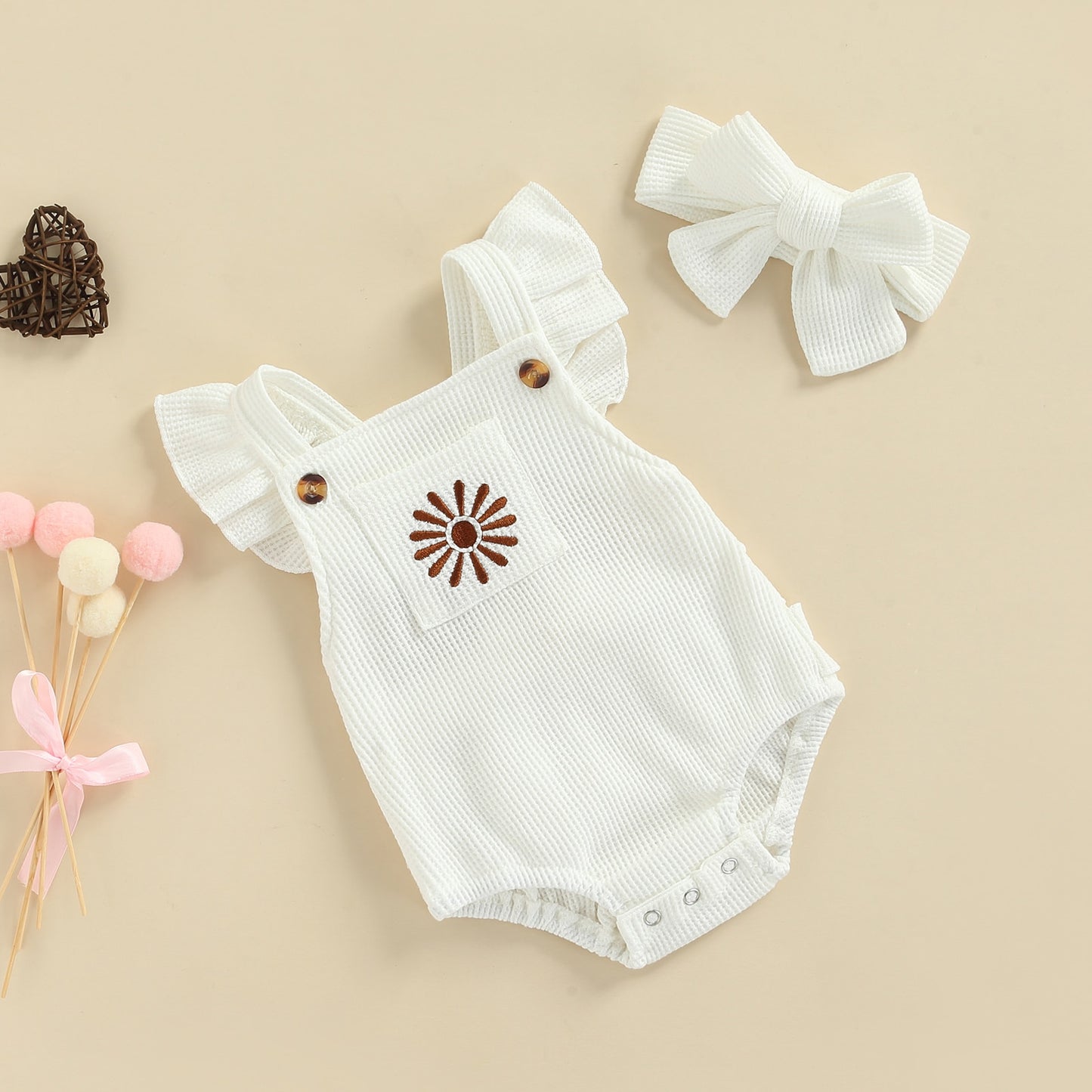 Flower Romper + Hairband