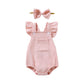 Children's Blue and Pink Bodysuit + Belt