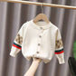 Boy Knitting Cover Jacket Spring and Autumn New Child Top Children's Leisure