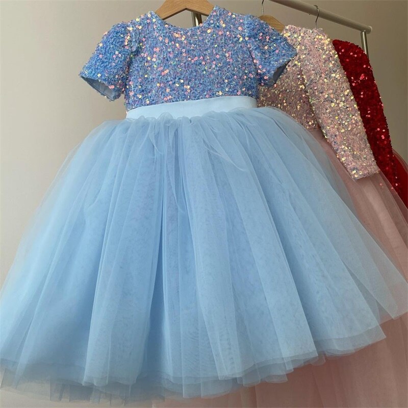 Shiny Tulle Dress