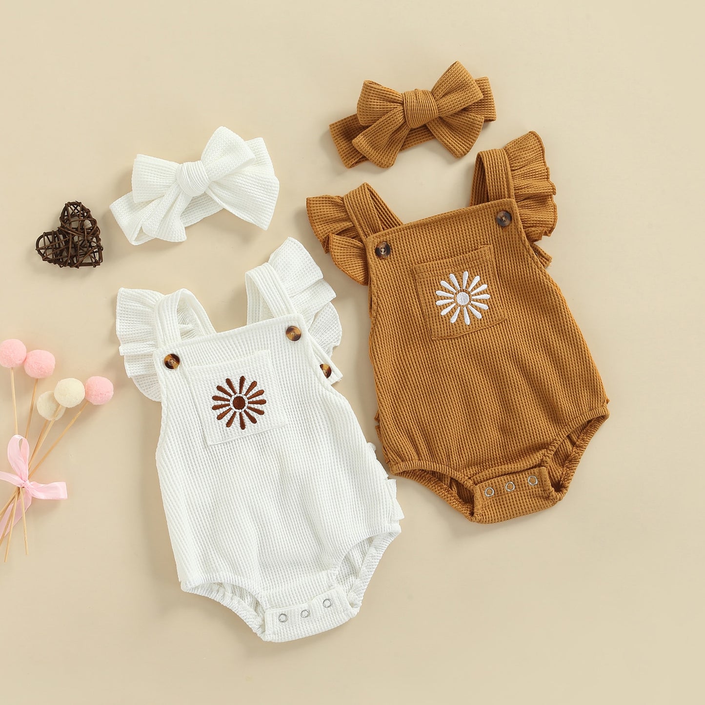 Flower Romper + Hairband