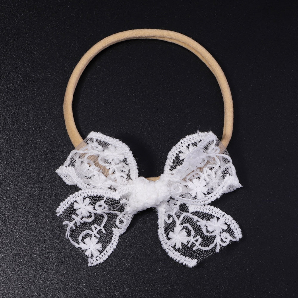 1 Pcs Lace Kids Bows Headbands