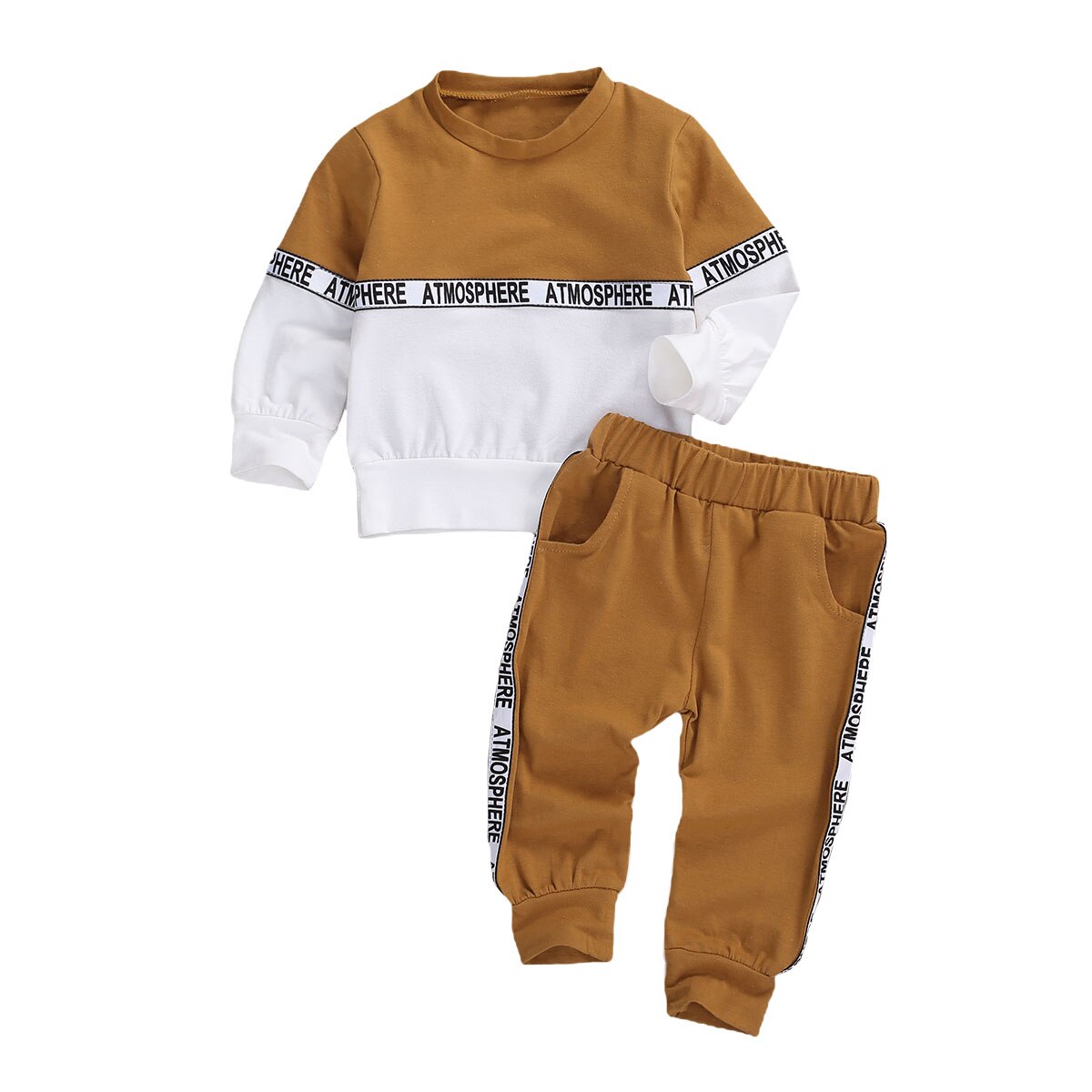 Girls Boys Long-sleeved Trousers Suit Pants