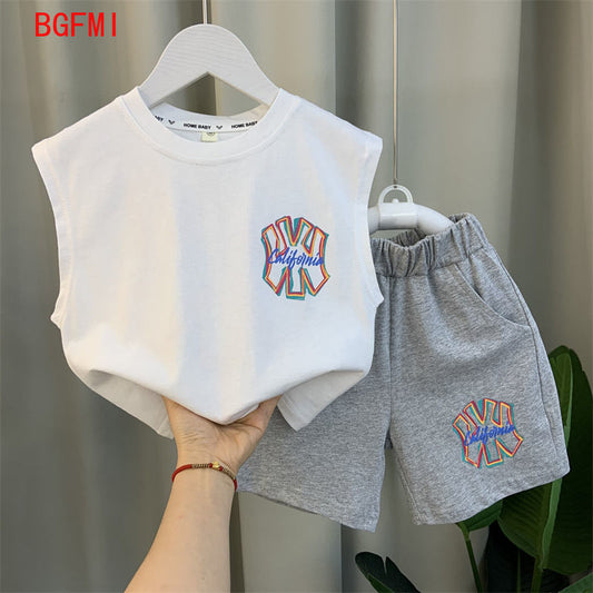 NY California Short Sleeve Children's Set