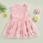 Children's Floral and Tulle Dress